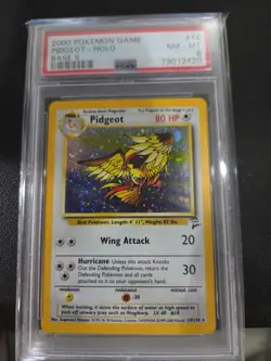 2000 POKEMON BASE SET 2 #14 PIDGEOT-HOLO PSA 8 - Image 1