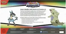 Pokemon Prismatic Evolutions Lucario & Tyranitar Ex Premium Collection LOT OF 2 - Image 3