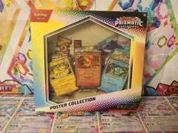 Pokemon TCG: Prismatic Evolutions Poster Collection Box Factory Sealed - Image 1