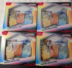 Pokemon TCG Prismatic Evolutions Posters Factory Sealed (Lot of 4 = 12 PACKS!) - Image 1