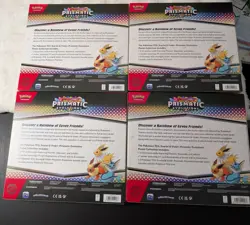 Pokemon TCG Prismatic Evolutions Posters Factory Sealed (Lot of 4 = 12 PACKS!) - Image 3