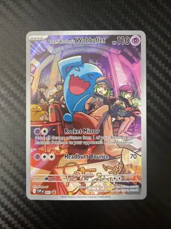 Pokemon Team Rocket’s Wobbuffet 203 Black Star Promo NM/M - Image 1