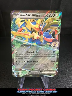 Hop's Zacian Ex 111/159, Journey Together, Pokemon, NM - Image 1