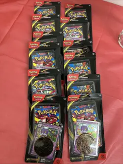 Pokemon TCG Drifblim Promo Blister Packs - Mega Evolution Set -Lot of 12 - NEW! - Image 1