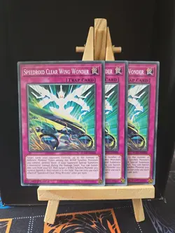 Speedroid Clear Wing Wonder ×3 - SUDA-EN068 - Common - 1st Edition - Yugioh - Image 1