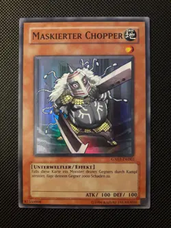 Yu-Gi-Oh! Maskierter Chopper, GX03-DE003, Super Rare, 2. Auflage, Deutsch, NM-M - Image 1