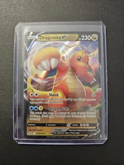 Dragonite V SWSH154 Black Star Promo Ultra Rare Holo Pokemon Card NM - Image 4