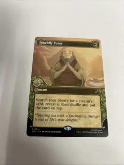 Worldly Tutor Showcase Nonfoil Card #0314 MTG LP - Image 1