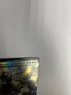 Avatar Kyoshi Earthbender Extended Art Foil Card #0201 MTG LP - Image 3