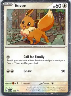 Eevee - 200 (Cosmos Holo) Holo SV: Scarlet & Violet Promo Cards #SVP 200 NM - Image 1