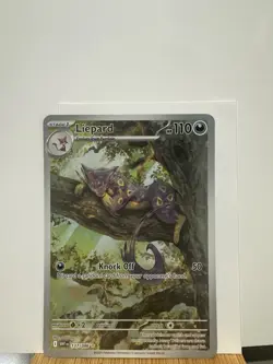 Pokemon TCG Liepard 137/086 White Flare Illustration Rare Card NM/M Condition - Image 1