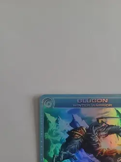 Blugon Winter Warrior 1st Edition-Super Rare - Chaotic Card Forged Unity 3/100 - Image 2