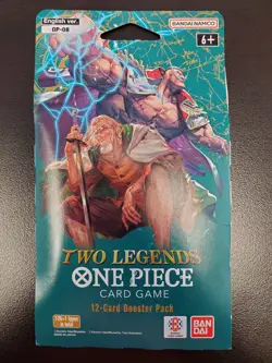 One Piece TWO LEGENDS English Sleeved Booster OP-08 Sealed 12-Card Pack - Image 1