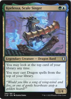 Korlessa, Scale Singer U Commander Legends: Battle for Baldur's Gate 280 LP - Image 1