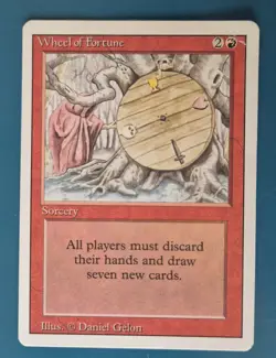 MTG Magic the Gathering Revised - Wheel of Fortune - Image 1