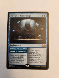 Virtue of Knowledge Wilds of Eldraine Regular #76 - Image 1