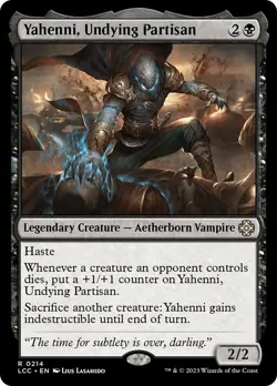 MTG Yahenni, Undying Partisan - The Lost Caverns of Ixalan Commander #214 - Image 1