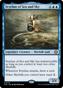 MTG Svyelun of Sea and Sky - The Lost Caverns of Ixalan Commander #175 - Image 1