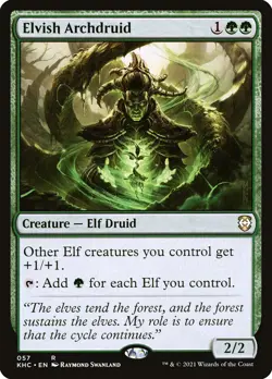 MTG Elvish Archdruid - Kaldheim Commander #057 - Image 1