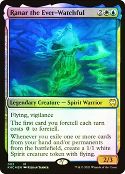MTG FOIL Ranar the Ever-Watchful - Kaldheim Commander #002 - Image 1