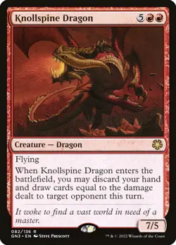 MTG Knollspine Dragon - Game Night: Free-for-All #082 - Image 1