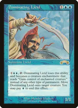 MTG Dominating Licid - Exodus #30 - Image 1