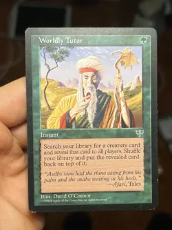 Worldly Tutor • Mirage • Mtg (1670) - Image 1