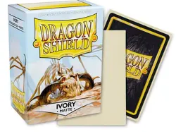 Dragon Shield Sleeves: Standard Matte - Ivory 100CT - Image 1