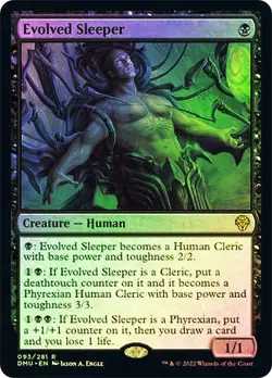 MTG FOIL Evolved Sleeper - Dominaria United #093 - Image 1