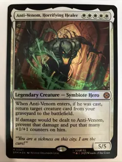 Anti-Venom, Horrifying Healer 1 MTG Marvel's Spider-Man Mythic FOIL 0001 M - Image 1