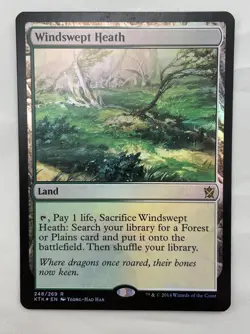 Windswept Heath x1 *FOIL* MTG Khans of Tarkir 1x Magic Near Mint NM - Image 1