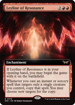 MTG Leyline of Resonance Extended Art - Duskmourn: House of Horror #379 - Image 1