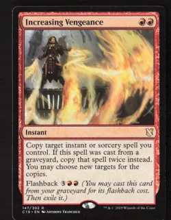 Increasing Vengeance Commander 2019 #147 LP Magic The Gathering Rare - Image 1