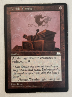 1x Bubble Matrix Weatherlight MTG Magic the Gathering - Image 1