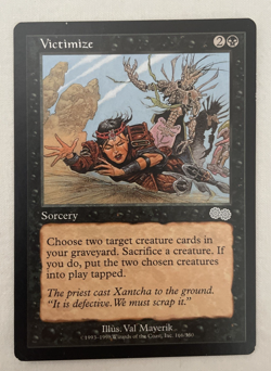 1x Victimize Urza's Saga MTG Magic the Gathering LP - Image 1