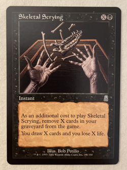 1x Skeletal Scrying Odyssey MTG Magic the Gathering LP/NM - Image 1