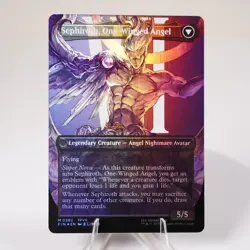 Sephiroth, Fabled SOLDIER Borderless Foil 382 FIN Final Fantasy MTG NM See Video - Image 5