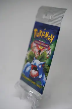 21.00g Pokemon Base Set Booster Pack Unlimited Venusaur WOTC TCG Vintage Sealed - Image 4