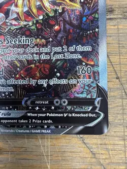 Pokemon TCG Giratina V 186/196 2022 Lost Origin Alt Full Art - Image 4