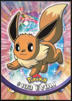 Carte Pokemon Evoli #133 TOPPS Serie 2 Francais - Image 1