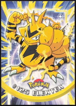 Carte Pokemon Elektek #125 TOPPS Serie 2 Francais - Image 1