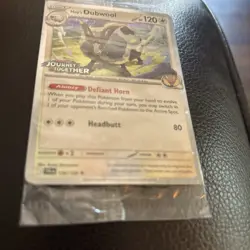 Hop's Dubwool 136/159 Journey Together Cosmos Holo Pokemon TCG New Sealed - Image 3