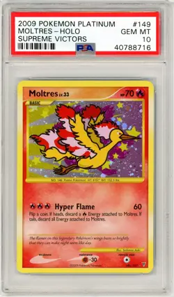 Pokemon Moltres #149 Supreme Victors Holo PSA 10 Gem Mint - Image 1