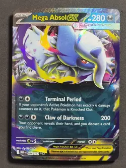 Mega Absol ex #086 Double Rare Mega Evolution Pokemon TCG - Image 1