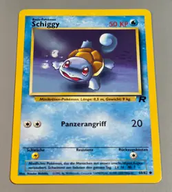 Schiggy # 68/82 Common Team Rocket 2000 Pokemon Deutsch Exzellent Vintage - Image 1