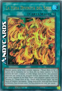 LA VERA DIVINITA DEL SOLE (The True Sun God) Ultra R • MP22 IT275 • 1Ed • Yugioh - Image 1