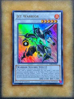 Yugioh Jet Warrior SDSE-EN041 Ultra Rare 1st Ed LP - Image 1