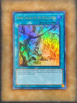 Yugioh Secret Village of the Spellcasters MAMA-EN083 Ultra Rare 1st Ed NM - Image 1
