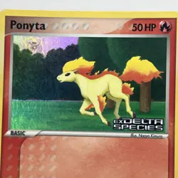 Pokemon Card - Ponyta Delta Species Stamped 78/113 Common Reverse Holo - Image 2