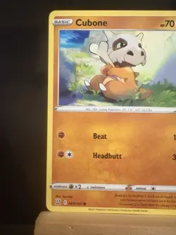 CUBONE - 69/163 - Battle Styles NM - Regular Common - Pokemon TCG Card - Image 2